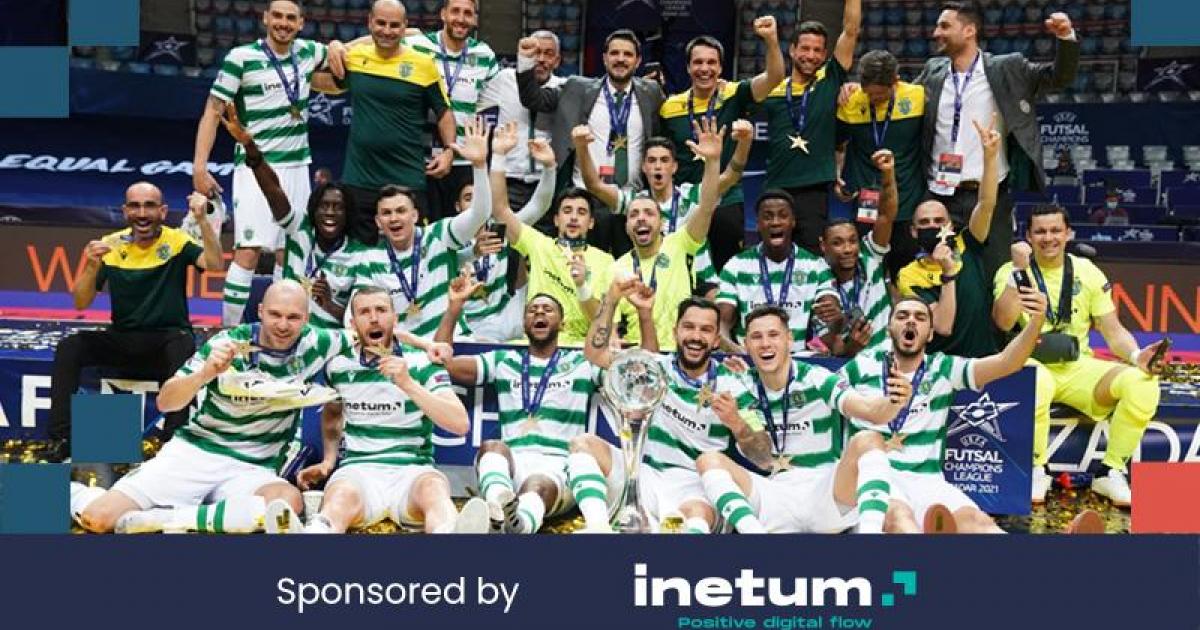 SPORTING CP WON THE UEFA FUTSAL CHAMPIONS LEAGUE FOR THE SECOND