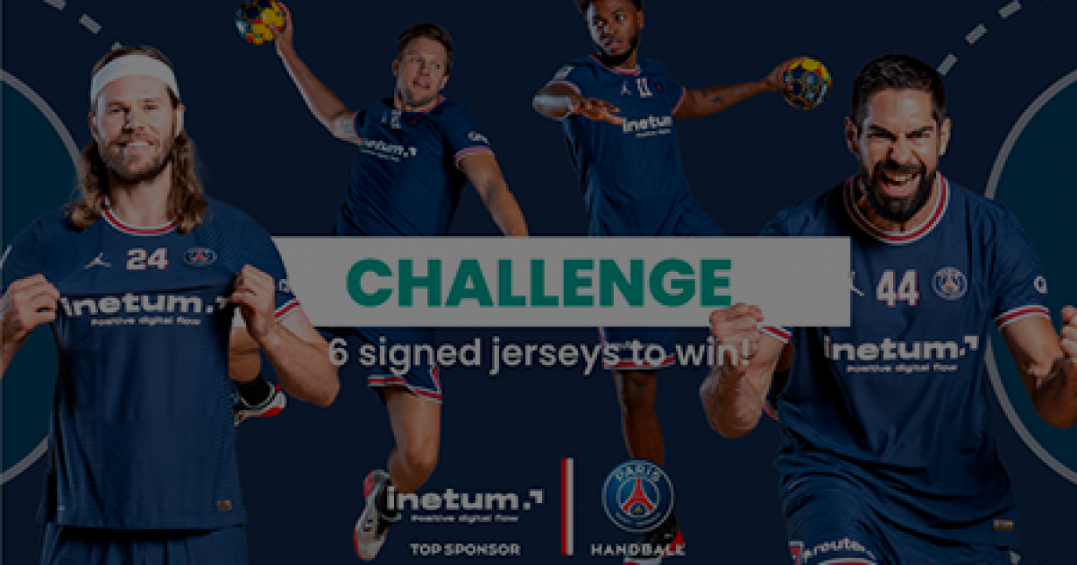 Win a signed jersey Inetum Top Sponsor of Paris Saint Germain