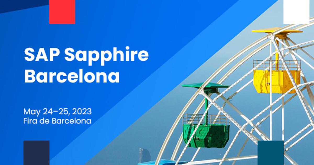 present at the SAP Sapphire Barcelona event